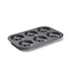 De Buyer Non-Stick 6 Hole 80mm Mini-Savarins Mould