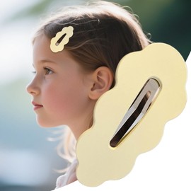 Cute Hair Clips | Metal Wavy Hair Barrettes - Trendy Barrettes Decorative Hairstyles Accessories for Thin Short Long Women Kids Toddler Daily School Commuting Travel