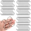RHBLME 100 Pack S Hooks - 2.8 Inch Small Heavy