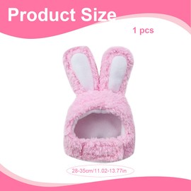 LQIOACU 1 x rabbit ears costume, costume for cats, cat clothing, Easter costume for cats, funny cat outfit, A