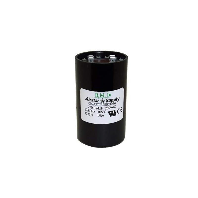270-324 uF x 220 250 VAC - BMI/USA Start Capacitor