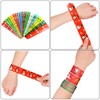 Slap Bracelets, Pack of 24/36/48 Christmas Snap Bracelets, Christmas Slap