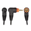 Arrowmax AEH1500-M12 G-Shape Style Braided Cable Earpiece Style in-line PTT