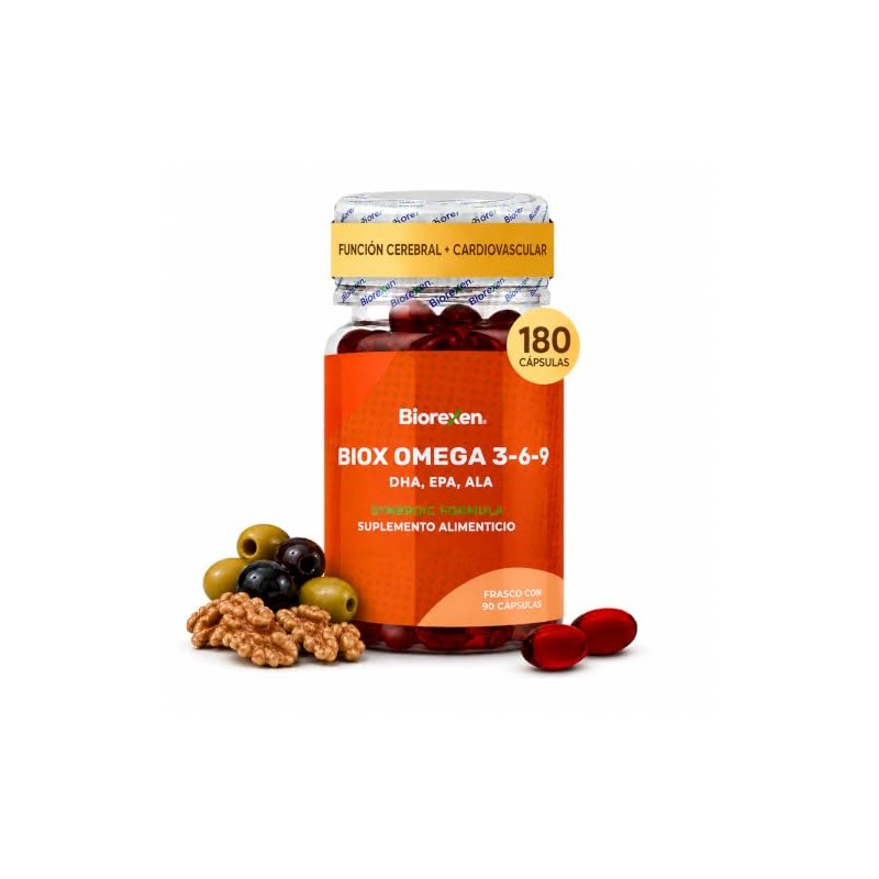 Biox Omega Synergic Formula 180 Cápsulas Pack Suplemento Epa Dha