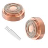 Replacement Heads for Flawless Finishing Touch Facial Hair Remover Device,