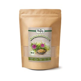 Biojoy Organic Milk Thistle Seeds Ground (500 g), Milk Thistle Flour, Natural (Silybum Marianum)