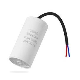 ANGEEK CBB60 450V 80uf 50/60HZ Capacitors, Motor Capacitors, Suppression Capacitors, Engine Start Capacitors, Microfarad Capacitors with Wires