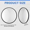 10" Tractor Mirrors Convex Truck Forklift Mirror Wide Angle Adjustable