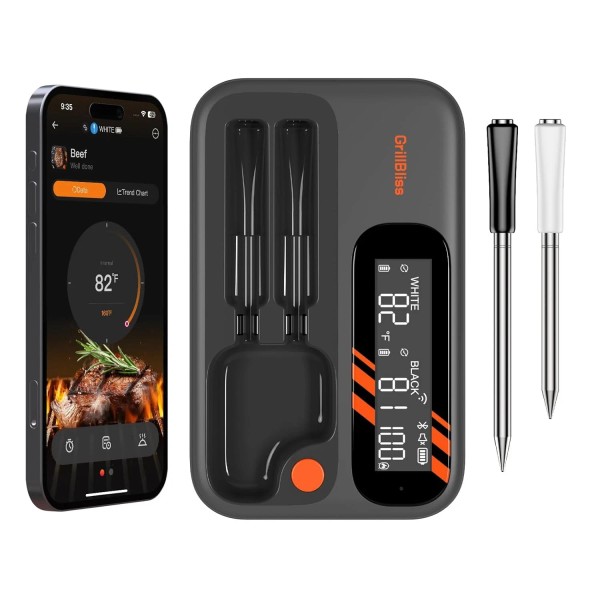 Wireless Meat Thermometer - 5G Wi-Fi and 5.4 Bluetooth Meat