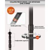 Tarp Poles Heavy Duty Adjustable, AVOFOREST Aviation Aluminum 8.7FT Tent