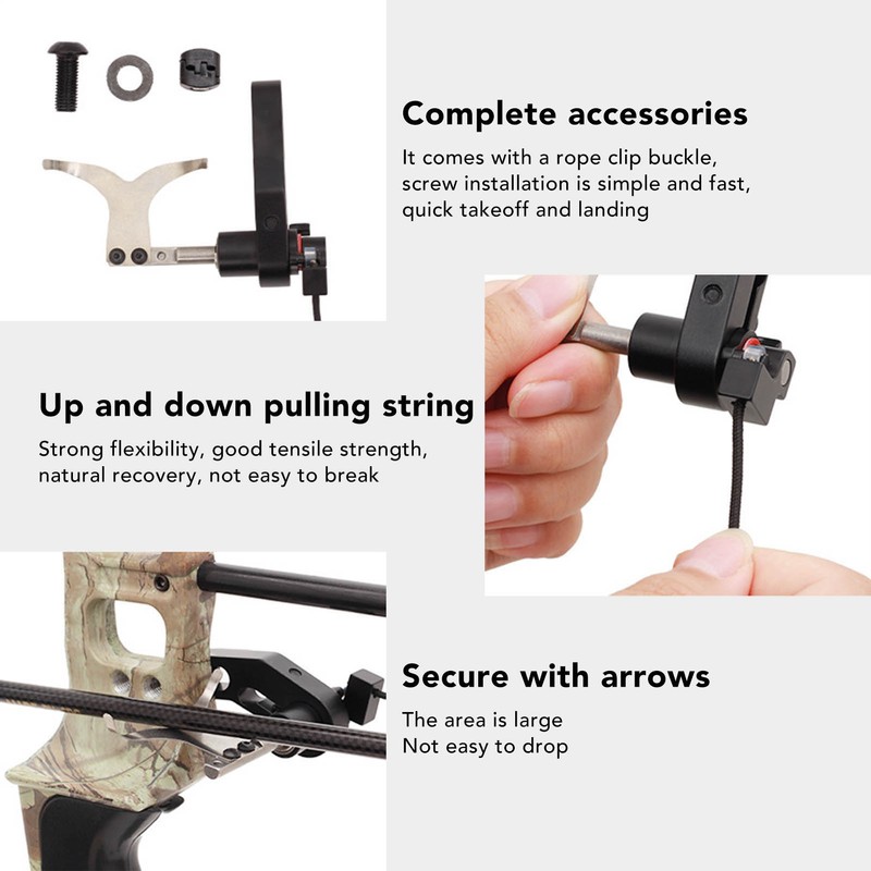 Arrow Rest Stainless Steel Aluminum Alloy Disassembly Free Archery Drop