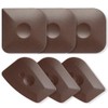 Pan Scraper 6-Pack, Plastic Cleaning Tool for Pots and Pans,