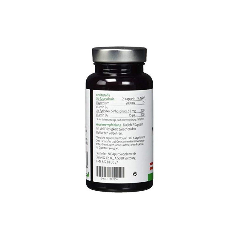 Nicapur Added Value Magnesium Capsules Pack of 60 Capsules