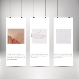 JIUZHOUXIN 60pcs Mix Foam Pouches, Cushion Foam Pouch for Moving and Storing, Convenient to Use, Making Packaging and Transportation Easier,Best Packaging Material