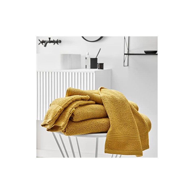 TODAY Essential Cotton Bath Towel 50 x 90 cm Ochre