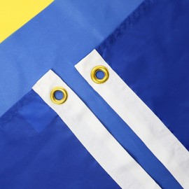 AZ FLAG - Barbados Flag - 2x3 Ft - 100D Polyester Barbadian Banner with Two Metal Grommets - Fade Resistant - Vivid Colors - 2' x 3' Feet - 90x60 Cm