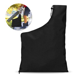 Leaf Vacuum Collection Bag 60 x 44 cm Black: Waterproof Oxford Leaf Blower Bag with Zip - Replacement Collection Bag for Garden Lawn Leaf Vacuum and Leaf Blower, Leaf Vacuum Bag Replacement