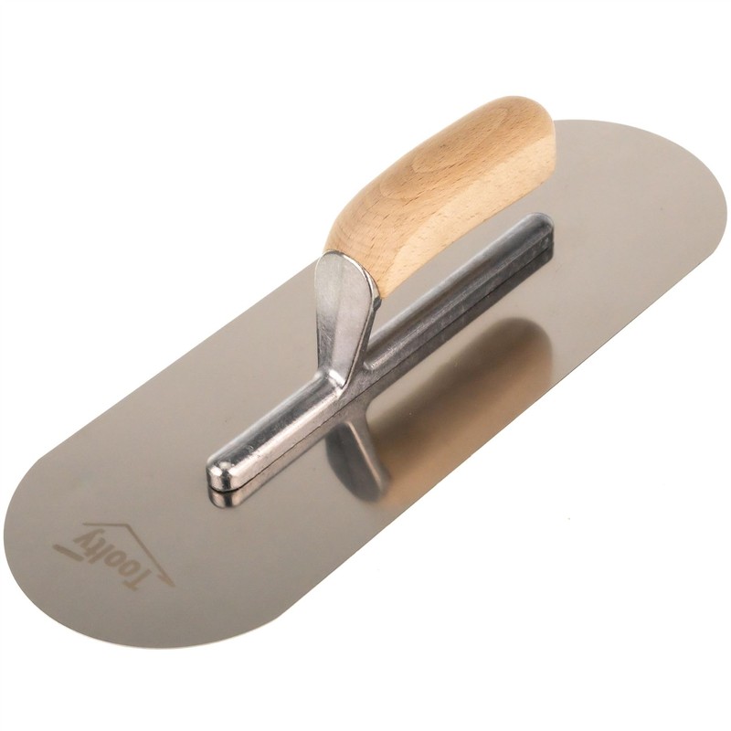 Toolty Heavy Duty Stainless Steel Pool Trowel - Concrete Finishing