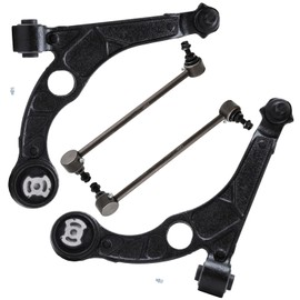 Detroit Axle - Front Lower Control Arms Kit for 2013 2014 2015 2016 Dodge Dart, 2 Lower Control Arms Assembly, 2 Sway Bar Links Replacement