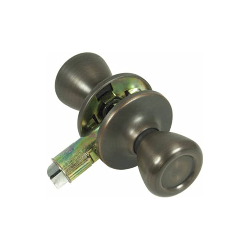 Mobile Home Passage Knob for Interior Doors, Oil Rubbed Bronze