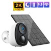 Sansco 2K 3MP Wifi Home Solar Security Camera Wireless Battery