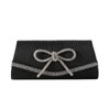 Dreubea Women's Fashion Bowknot Rhinestone Evening Handbag Ladies' Shiny Clutch