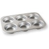 Nordic Ware Naturals Jumbo Coffee Shop Muffin, 6-Cavaties