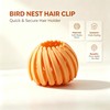 Bird Nest Magic Hair Clips 8 Pcs Mixed Color Frosted