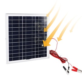 50W 18V Portable Solar Panel, Efficiency Monocrystalline Silicon Solar Panel with 9.8ft Cable, for RV Camping Hiking