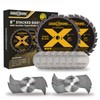 ANGELSWORD 8" Stacking Dado Blade Set for Fine Finished Dados,