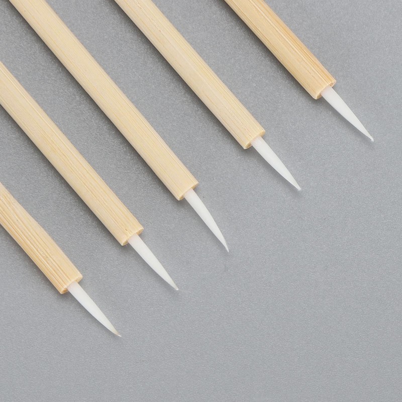 100pcs Eyeliner Brush Disposable Ultra Fine Point Eyeliner Applicator Cosmetic