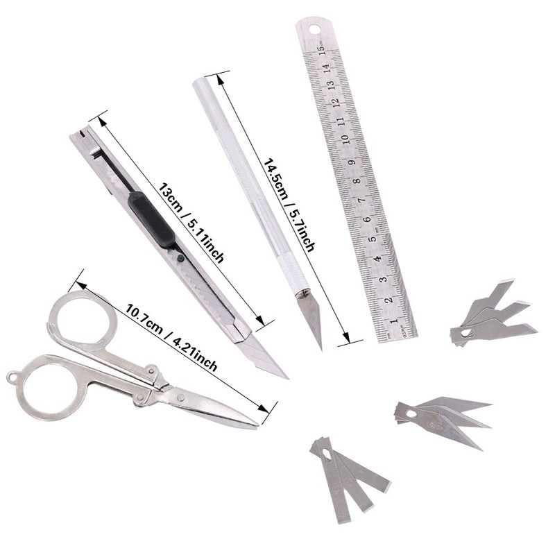 Swpeet 27Pcs Professional Gundam Model Tools, Perfect for Model Kit