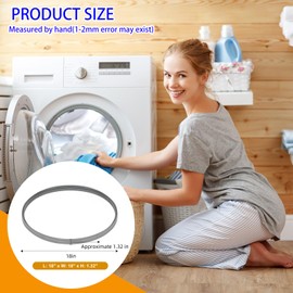 MDS47263101 Dryer Door Seal Gasket OEM Replacement Parts for LG/Kenmore Dryers, Replaces 1464250 AH3535212 EA3535212 PS3535212 Dryer Gasket Assy