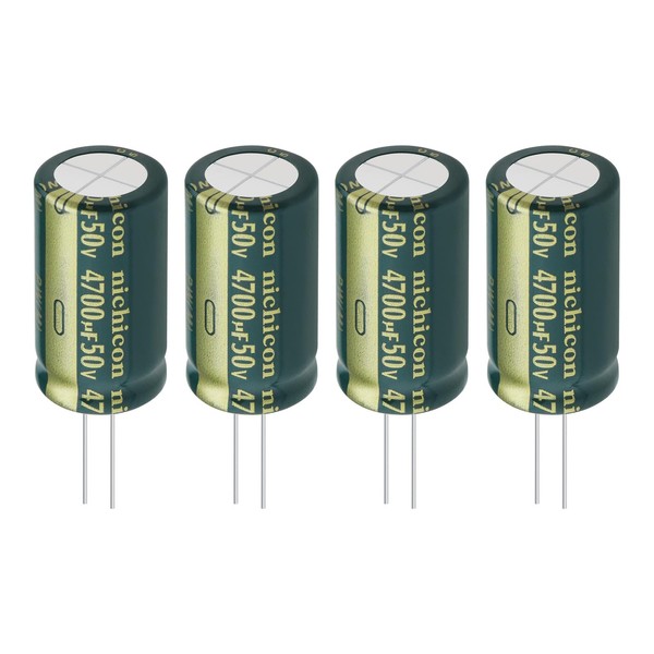 Be In Your Mind 4PCS 4700uF 50V Capacitors Aluminium Electrolytic