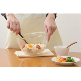 HARIO(ハリオ) Set of 3 Heat Resistant Glass Bowls & Salad Bowls ball, 【4個セット】 S,m,L,サラダボウル, transparent