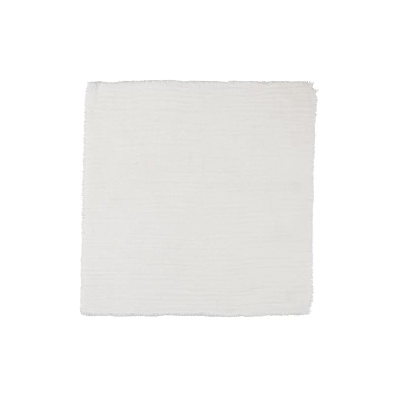 IB Laursen Fabric Napkin Double Woven White