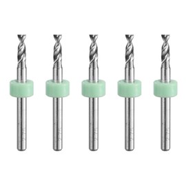 uxcell PCB Drill Bits 2.75mm Tungsten Carbide Rotary Tool Jewelry CNC Engraving Print Circuit Board Micro Drill Bits 1/8 Inch Shank 5 Pcs