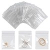 DERAYEE Jewelry Bags, Anti-tarnish, Antioxidant, 100 Pieces, Transparent, Sealable, Storage