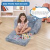 Toddler Chair Comfy,2-in-1 Soft Toddler Couch Fold Out for Kids,Convertible
