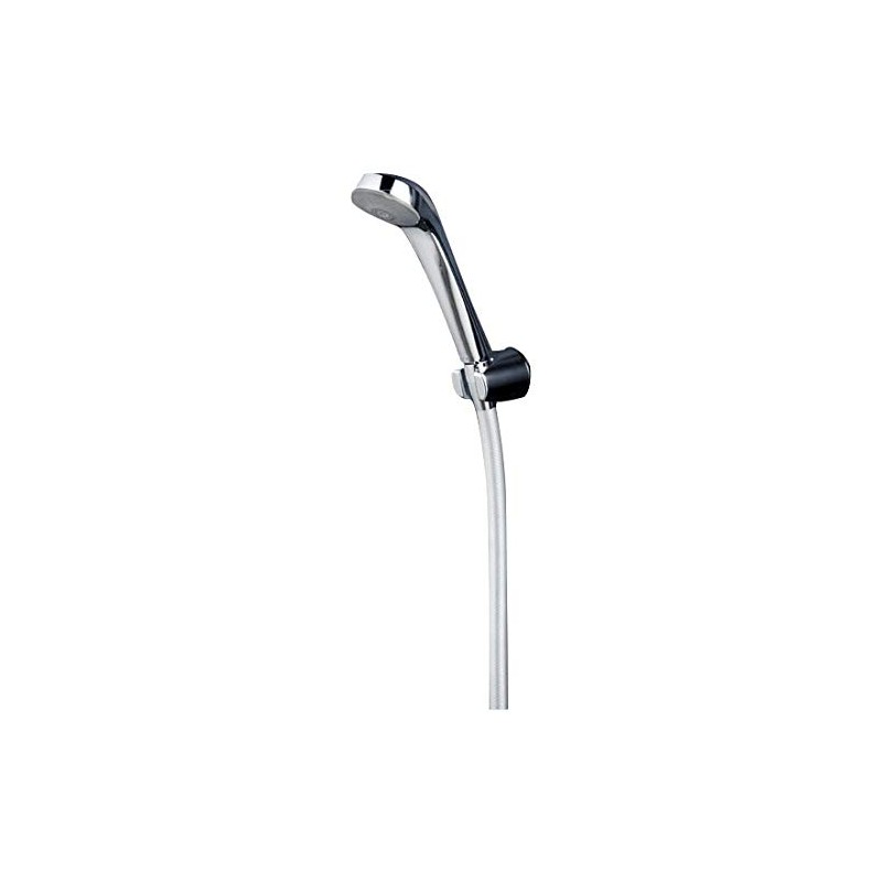 KVK ZS313SBL Water Saving e-Shower nf Showerhead (Plated), Metallic Hose,