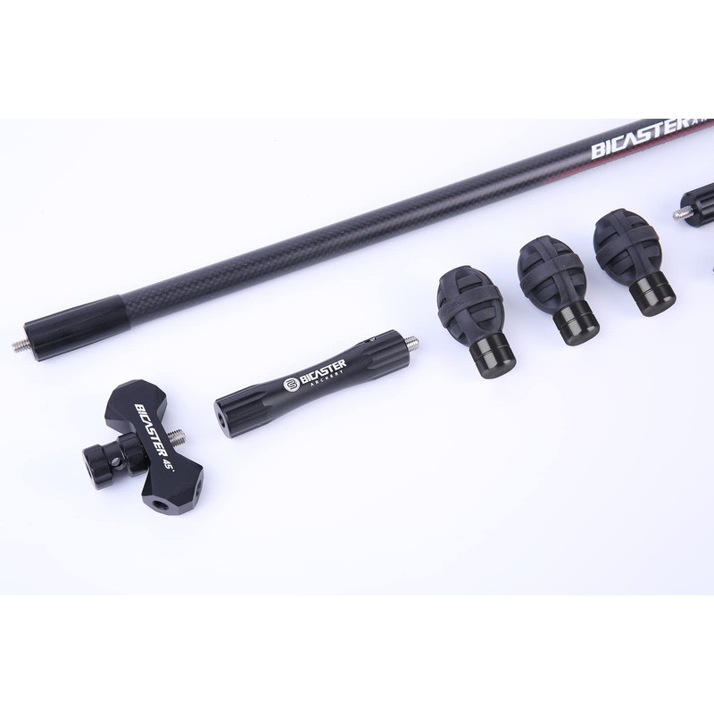 BICASTER Archery Stabilizer System 3K Carbon Made - Full Set