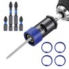 WORKPRO Drywall Screw Setter/Extractor Impact Bit Holder, Fits Any Standard