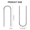 200 Pieces High Temperature Nichrome Wire Jump Rings, U-shaped Nichrome