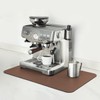 Mimore Coffee Mat - 12x19 Inch Brown Coffee Bar Mat