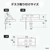 Sanwa Supply TAP-B105UC-3W Clamp Fixing Tap (2P, 4 Holes, White)
