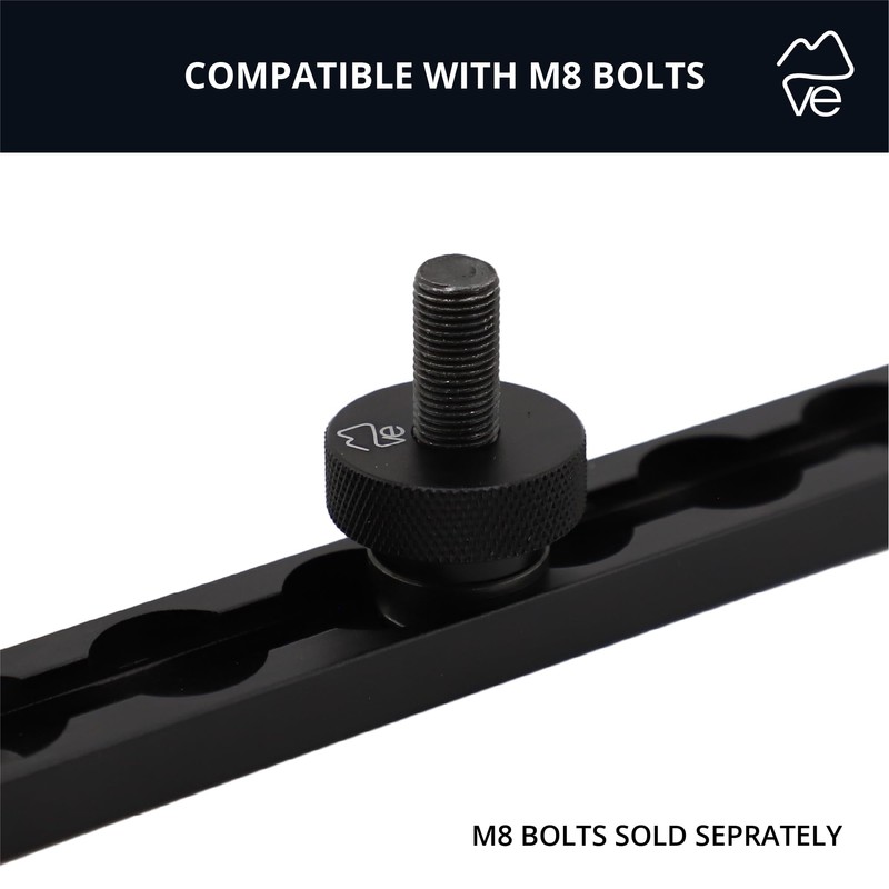 VanEssential Venture L-Track Fastening Knob Single Stud Bolt M8 x