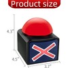 RIBOSY 4 Pack Game Answer Buzzer, Game Buzzer with Lights