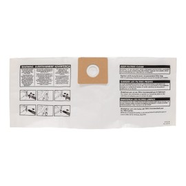Shop-Vac 9066900 Disposable Filter Bags, Fits 3 Gallon Tanks, Ideal for Dry Pickup, Non-Hazardous Materials, Compatible With Shop-Vac 3 Gallon Models, ( 3-Pack)