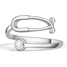 BEILIN Stethoscope Rings for Women Doctor Nurse Medical Student RN Nurse Week Gifts