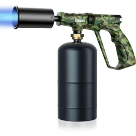 Sondiko Propane Torch Head, Powerful Kitchen Torch for Cooking, BBQ, Sous Vide and Steak Searing, Adjustable Blow Torch - Perfect Campfire Charcoal Starter(Propane Tank Not Included)